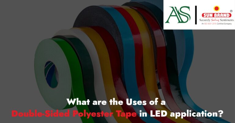 What are the Uses of a Double-Sided Polyester Tape in LED application?